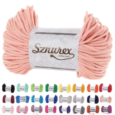 Image de Corde en coton pour macramé, 5 mm x 100 m, idéale pour les projets de bricolage