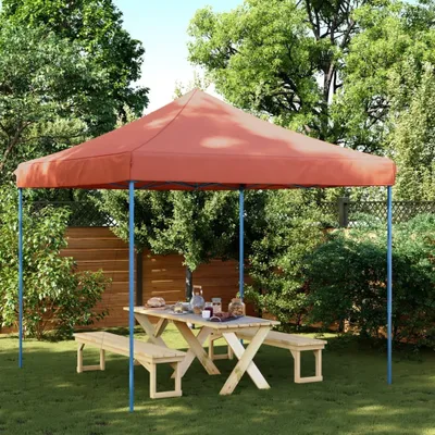 Produktbild von Best Möbel Partyzelt Faltbar Pop-Up Terrakottarot 292x292x315 cm - Pavillons & Partyzelte Cloris Neu2208740 1parcel