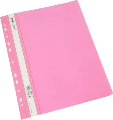 Productafbeelding van A4 schrijfblok met perforatie, roze (20 stuks) - Polsirhurt