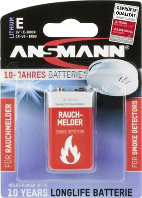 Immagine prodotto di ANSMANN Extreme Lithium 9 V Block - Pile 9V - Li