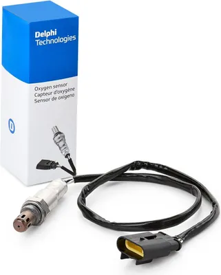 Produktbild von DELPHI Lambdasonde für FIAT 500 (312) nach-Kat Beheizt 650mm ES21076-12B1