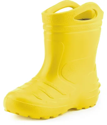 Produktbild von Ladeheid Kinder Mädchen Jungen federleichte Eva Thermo Gummistiefel gefüttert KL051 (Sonnig, 23)
