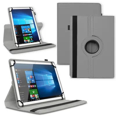 Produktbild von Tablet Hülle für VALE V11E / V10A / V10E Tasche Schutzhülle Case 360° DrehbarFarben:Grau