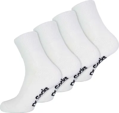 Produktbild von Dr. Socks - 4 Paar Herren Diabetikersocken Kurz | Sneaker Socken Ohne Gummibund