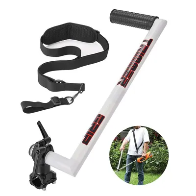 Produktbild von Ergonomischer Trimmergriff,Fadentrimmergriff,mit Trimmer-Schultergurt,Unkrautfresser-Griffgriff für Fadentrimmer,Rasenpflege und Landschaftsgestaltung
