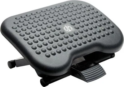 Productafbeelding van Famanu voetsteun, in hoogte verstelbaar en kantelbaar, met massagefunctie - zwart - 46 x 36 cm