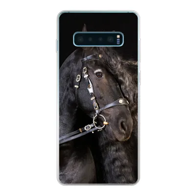 Produktbild von MuchoWow® Handyhülle Schutzhülle Hülle für Samsung Galaxy S10 Lite Pferd - Halfter - Mähne Silikon Softcase Handy Hülle - Schutz