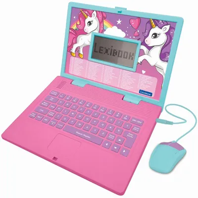 Produktbild von Lexibook Lernlaptop Unicorn bilingual LCD-Display ab 4 Jahren