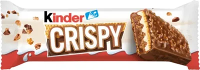 Zdjęcie produktu dla Kinder Crispy Chrupiący Wafelek Z Nadzieniem Kakaowym I Orzechowym 34 G