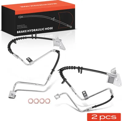 Image de Frankberg 2x Flexible de frein Flexibles de frein Avant Gauche Droite pour Jeep Grand Cherokee 2 WG WJ 1999-2005