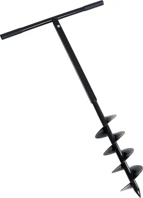 Produktbild von Erdlochbohrer Erdbohrer Handbohrer 150 mm Bohrer Pfahlbohrer Brunnenbohrer