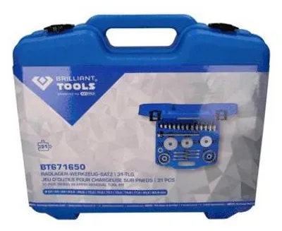 Image de BRILLIANT TOOLS Jeu d'outils pour roulements de roue, 31 pièces - BT671650
