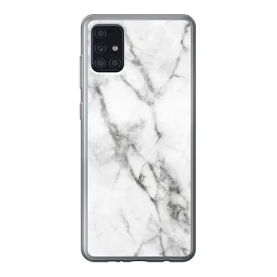 Produktbild von MuchoWow® Handyhülle Schutzhülle Hülle für Samsung Galaxy A52 5G Marmor - Luxus - Weiß Silikon Softcase Handy Hülle - Umschlag