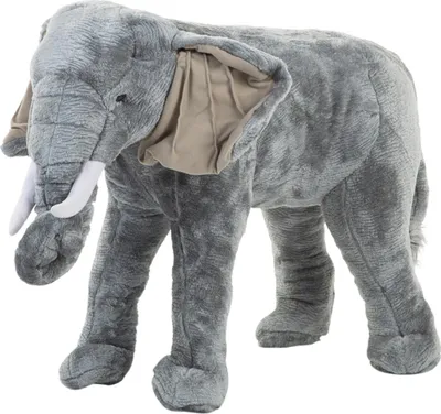 Produktbild von CHILDHOME Stehendes Spielzeug Elefant 77x33x55 cm Grau