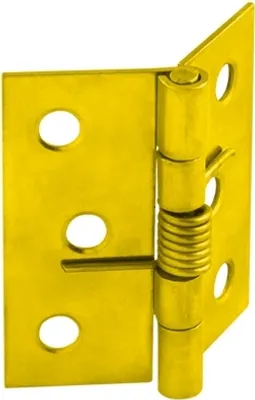 Obrázok produktu pre Záves dverný 40x41mm splietaný s pružinou Zn žltý
