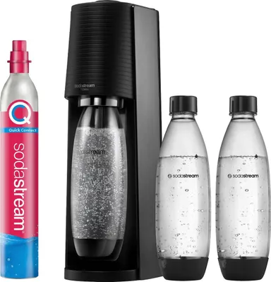 Image de SodaStream TERRA appareil à gazéifier avec cylindre CO2 Quick-Connect en noir
