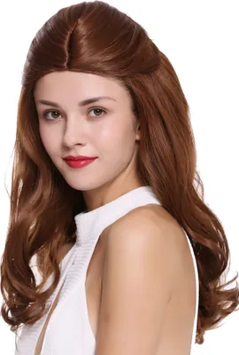 Produktbild von WIG ME UP Perücke Zopf Mittelscheitel Retro Rotbraun SA086-M30H
