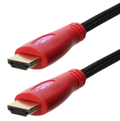 Produktbild von High-Speed hdmi™-Kabel mit Ethernet hdmi-Stecker 19-polig - hdmi-Stecker 19-polig, 0,5 m, 4k, uhd, 3d, cable - ø 6,5 mm, awg30