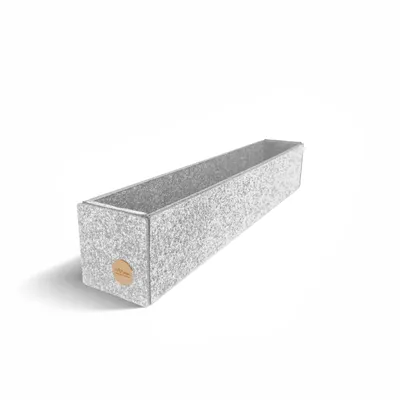 Produktbild von Aufbewahrungsbox CLEAN Filz 47 x 8 x 9 cm ohne Deckel in hellgrau meliert