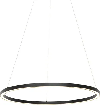 Produktbild von Smarte Hängelampe Schwarz 80 cm inkl LED und RGBW Girello