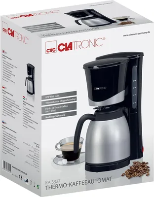 Image de CLATRONIC 263991 KA 3327 Kaffeemaschine schwarz, 8-10 Tassen