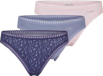 Immagine prodotto di sloggi 3-pack GO Crush Perizoma Comodo e traspirante, Orlo decorato, In una pratica confezione multipla