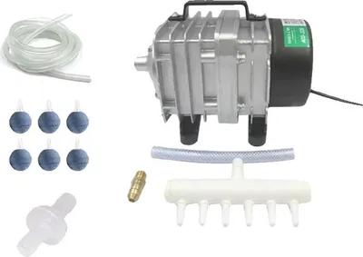 Immagine prodotto di Pompa d'aria per acquari, uscita a 6 vie, alte prestazioni, accessori 328-60W, adattatore UE 220V-50HZ-f