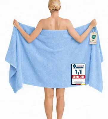 Produktbild von Komfortec Badetuch 100x200 cm aus 100% Baumwolle