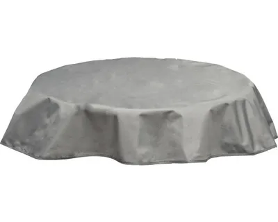 Obrázek produktu pro Ubrus kulatý 120 cm vodoodpudivý s windportem světle šedý