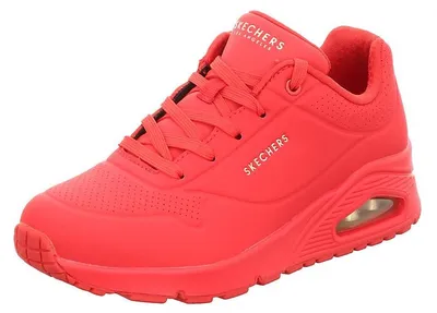 Produktbild von Skechers Damen UNO Stand ON AIR Sneaker, Red Durabuck, 35 EU