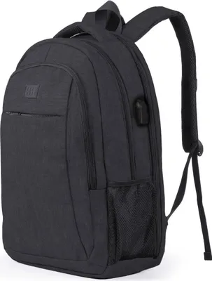 Produktbild von TRVLMORE 28L Rucksack - Rucksack mit 15,6 Zoll Laptopfach - Schulrucksack - Spritzwassergeschützt - Herren und Damen - Jungen und Mädchen - Schwarz