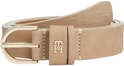 Productafbeelding van Tommy Hilfiger damesriem, Essential Effortless, 2,5 cm, van leer, beige (Clayed)