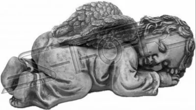 Produktbild von Engel Figur Statue Grabstein Figuren Statuen Skulptur Skulpturen Garten 17cm