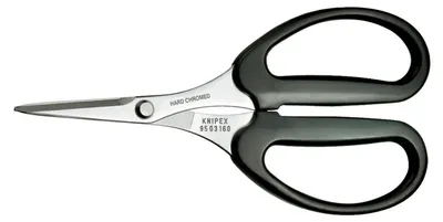 Productafbeelding van Knipex schaar voor Polyamidvezels, tang verchroomd, handgrepen van kunststof - 95 03 160 SB
