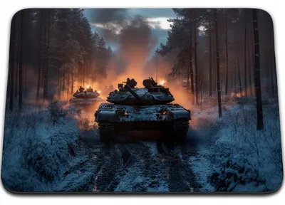 Image de PODKŁADKA POD MYSZKĘ 24 x 20 - CZOŁG WOJSKO ARMIA