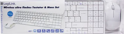 Obrázek produktu pro LogiLink Combo Set with Autolink - Tastatur-und-Maus-Set