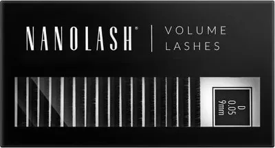 Obrázok produktu pre Nanolash Volume Lashes 0.05 D umelé mihalnice 9 mm