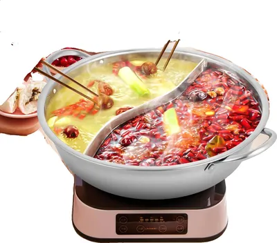 Produktbild von Fondue, Edelstahl, umweltfreundliches Design, 32cm mit Löffeln