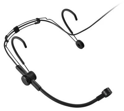 Image de Shure SM39-LM3, Microphone serre-tête, Cardioïde, Filaire et sans fil, Noir