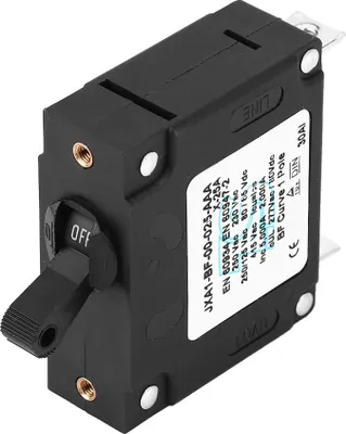 Immagine prodotto di Interruttore manuale DC/AC on/off tilt reset di lunga durata, interruttore di sicurezza, 25 A