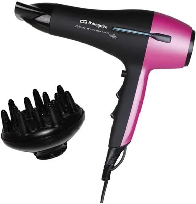 Immagine prodotto di Orbegozo SE 2320 Asciugacapelli 2200W Nero e Rosa