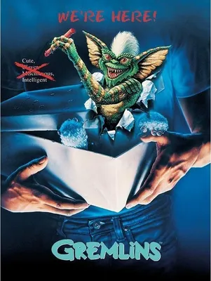 Image de Gremlins - Impression sur toile encadrée PM9364 (40 cm x 30 cm) (Coloré)