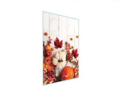 Obrázok produktu pre Sklenená doska na krájanie 35x52 tekvica