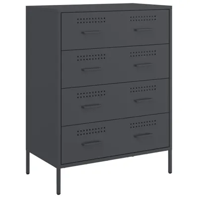 Immagine prodotto di Credenza Antracite 68x39x89 cm in Acciaio