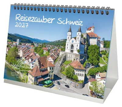 Produktbild von Reisezauber Schweiz DIN A5 Tischkalender 2027 Zürich - Seelenzauber