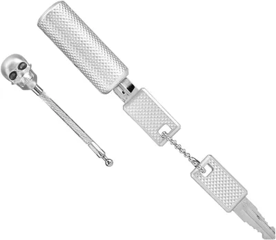 Image de Cadenas de valise - Cadenas à câble - Pour sécuriser les bagages - Approuvé TSA - 8,8 cm - Argent