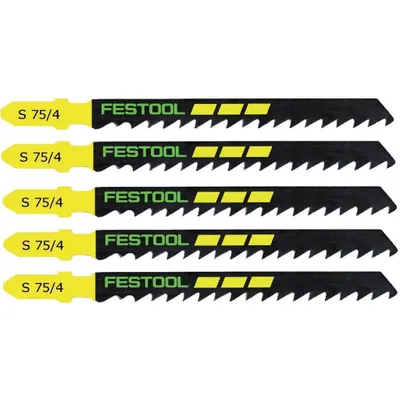 Produktbild von Festool Stichsägeblatt S 75/4 5 Stück Nr. 486546 für Stichsäge Pendelstichsäge