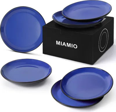 Produktbild von Le Papillon Plates Set of 6 20.5cm, Blue