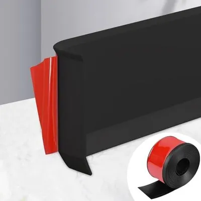 Immagine prodotto di Listelli in PVC autoadesivi, 10 cm x 3 metri, per pareti e pavimenti