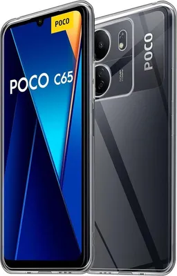 Zdjęcie produktu dla Pokrowiec ochronny na etui Xiaomi Poco C65 Sleeve Transparent Slim Cover Clear Case